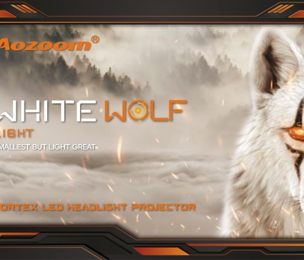 LED WHITE WOLF LIGHT 2.0 INCH